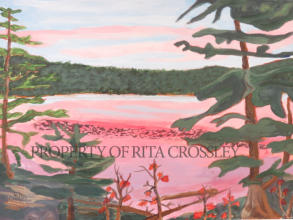 sunset lake - by Rita Crossley